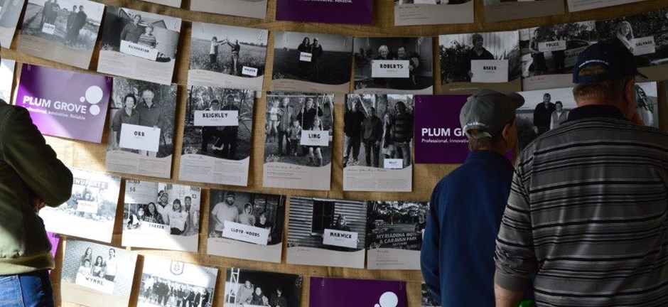 Plum Grove's Family Photo Display at Newdegate 2014